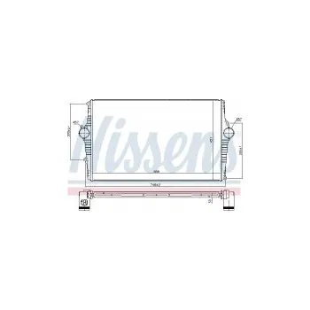 Chladič motoru Chladič turba NISSENS 969002