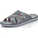 Pánské nazouváky RIEKER 21599-14 modrá