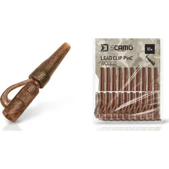 Delphin Závěsky sCAMO PinC WOODZ Klip Na Olovo 10ks