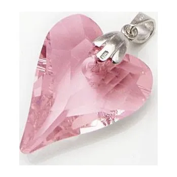 Přívěsek Divoké srdce - Swarovski element PSW022