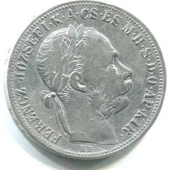 František Josef I. 1 zlatník 1891/KB. FIUME. Ag.