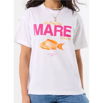 Sinsay - Bavlněné tričko s letním potiskem - bílá - XY075-00X - XY075-00X-L