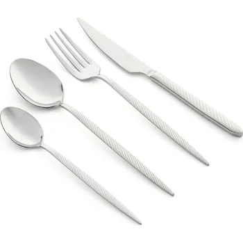 Příbor Sada 24 ks příborů Venedik stříbrná