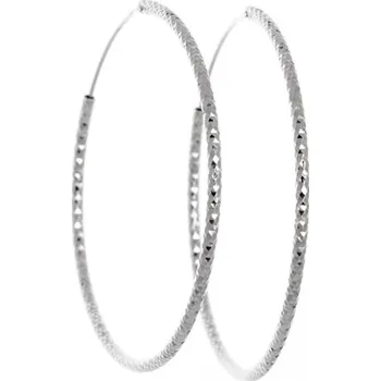 Náušnice Stříbrné náušnice kruhy broušené SVLE0216XD50070