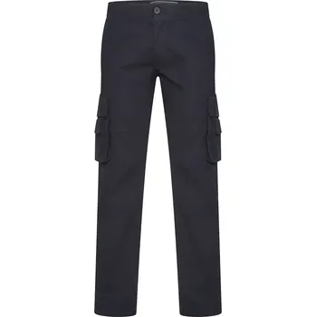 Pánské kalhoty Velké pánské cargo kalhoty Kam KBS 124 černé (42S)