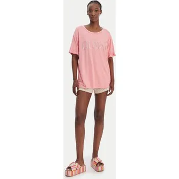 Dámské tričko Guess T-Shirt E5GI07 K68D2 Růžová Regular Fit XS