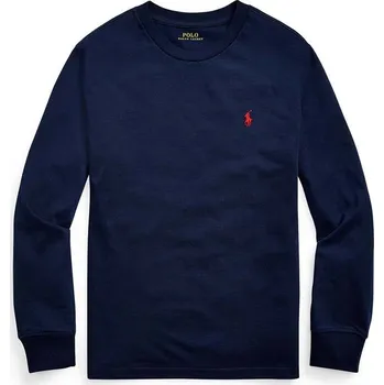 Chlapecká mikina Dětská bavlněná mikina Polo Ralph Lauren 323843804002 námořnická modř 59X, vel. 152-158
