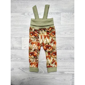 Kojenecké oblečení Tepláčky s traky - Srnečky Velikost: 86