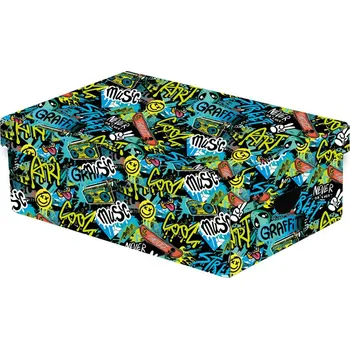 oxybag Úložná krabice lamino Funny Boy – velká