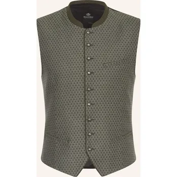 Hammerschmid Pánská Tradiční Vesta Peter Slim Fit, zelená /...