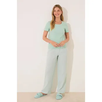 Dámské pyžamo Bavlněné pyžamo women'secret 3599209 zelená 07X, vel. M