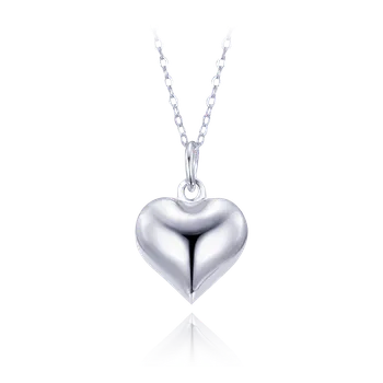 Náhrdelník Moonlit Stříbrný náhrdelník s přívěskem srdce