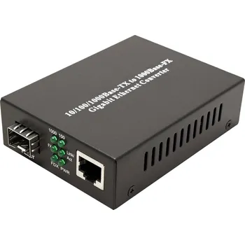 Síťový kabel Value Média konvertor 1 Gb, RJ45 - SFP