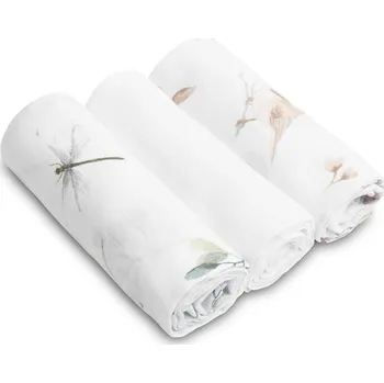 látková plena Mušelínové pleny pro miminko SOFT - 3 ks, 70x80 cm