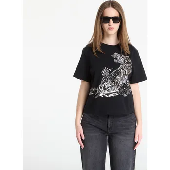 Tričko AllSaints Pounce Lisa Tee Black XS