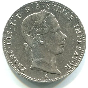 František Josef I. 1/4 zlatník 1858/A. Ag.