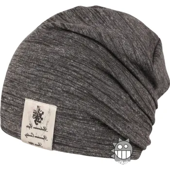 Čepice DĚTSKÁ ČEPICE Pastels šedý melír Dráče