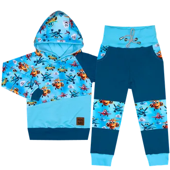 Tepláková souprava - Letadýlka (kapuca) Velikost: 110