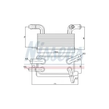 Auto-moto Chladič motorového oleje NISSENS 90642