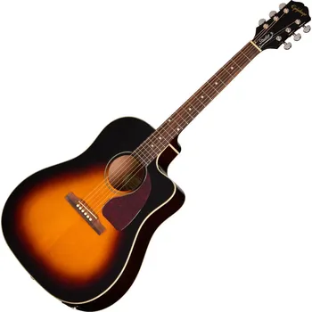 Elektroakustická kytara Epiphone J-45 Studio EC Vintage Sunburst Elektroakustická kytara Dreadnought (Jako nové)