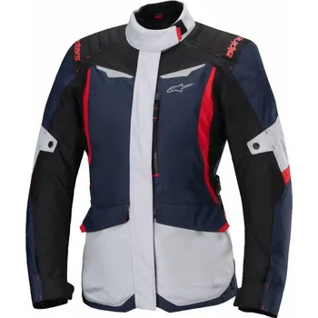 Bunda STELLA ST-1 WATERPROOF, ALPINESTARS (tmavě modrá/černá/červená) 2026 S