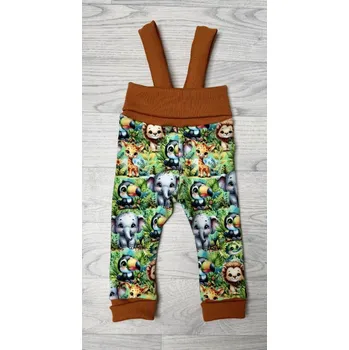 Tepláčky s traky - ZOO Velikost: 56