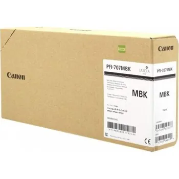 Canon černý (black) inkoust, PFI-707MB, 9820B001, 700 objem tiskové náplně, pro Canon iPF 830