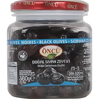 oliva ONCU Olivy černé turecké sušené s peckou 360 g