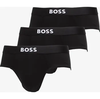 Pánské oblečení Boxerky Hugo Boss Hip Brief 3-Pack Boss One Black XL