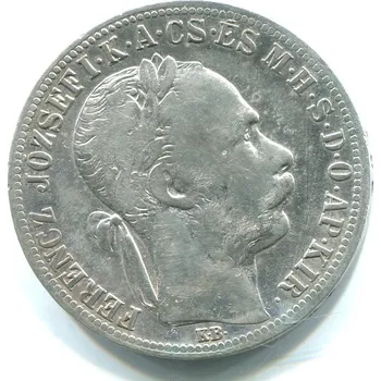 František Josef I. 1 zlatník 1890/KB. Ag.