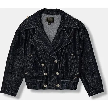 Dětská riflová bunda Guess J6RL07.D5D90.PPY2 námořnická modř 59X, vel. 122-125