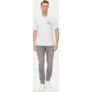 Pánské tričko Jack & Jones Polokošile Forest 12248621 Bílá Standard Fit L
