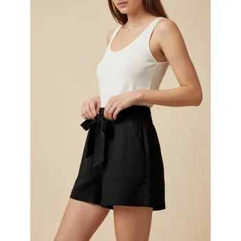 Dámské kraťasy Sinsay - Kraťasy s vázáním v pase - černá - 4231Z-99X - 4231Z-99X-S