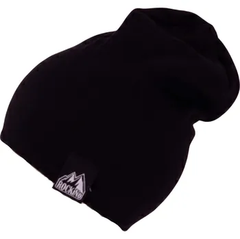 Čepice Chlapecká podzimní/jarní čepice černá Rockino 5658