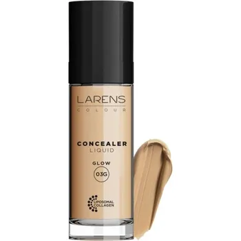 Korektor Larens Colour Liquid Concealer Glow - tekutý korektor - dark