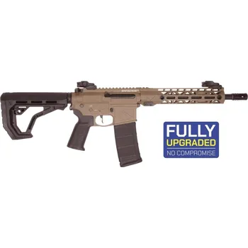 Airsoftová zbraň Delta Armory FREYA R15 M-LOK 10" gen.2 Tan [DA-GP-FRY-A23-TAN]