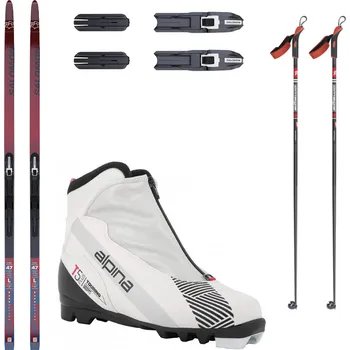Lyžování SALOMON Escape Snow 47 eSkin + ALPINA T5 Plus Eve + LEKI XTA Track