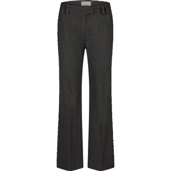 Dámské kraťasy ANNA MONTANA DÁMSKÉ ROZŠÍŘENÉ KALHOTY ALBA - ANTRACIT PROUŽEK