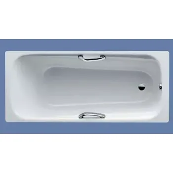 Vana vana Kaldewei Dynastar 190/75 model 631 s otvory pro madla, smaltovaná ocel, bílá