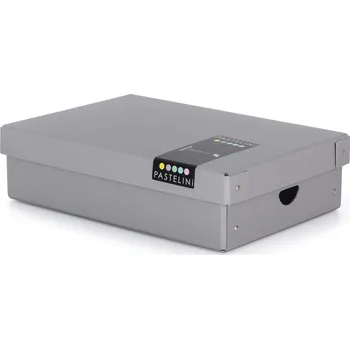 oxybag Úložná krabice lamino PASTELINI šedá – malá