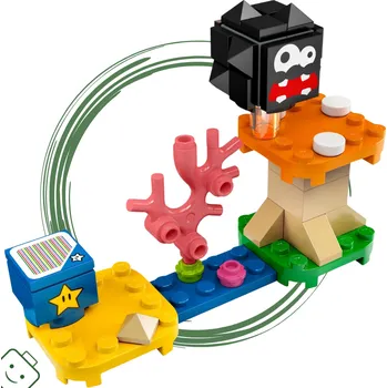 Stavebnice LEGO LEGO® Super Mario™ Fuzzy a Mushroom v akci – rozšiřující set - limitovaná edice / 30389