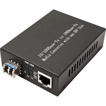 Síťový kabel Value Média konvertor 100 Mb, RJ45 - LC, s SFP modulem 100 Base-FX