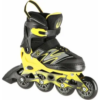 Koloběžka Nils Extreme Rollers Na11010 Černá a žlutá velikost M (35-38) Nils extrémní brusle
