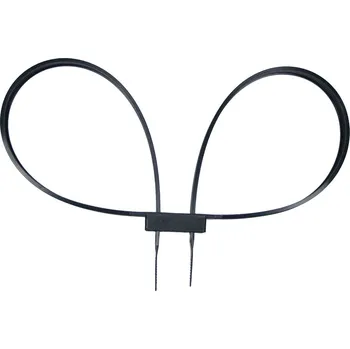 Sport Pouta plastová jednorázová MFH 80 cm 10 ks - černá