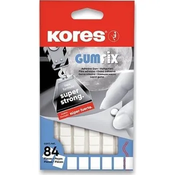 Kancelářské lepidlo Lepicí guma Kores Gumfix - 84 kusů