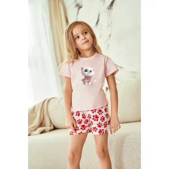 3551 DÍVČÍ PYŽAMO NALA 122-140 Růžová 122