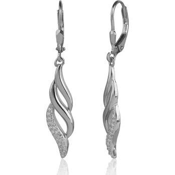 Náušnice Stříbrné visací náušnice JVD SVLE3479XJ6BI00