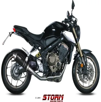 Motodíl Výfuk kompletní 4x2x1 STORM GP H.072.LXSB Černá ocel HONDA CB 650 R 2019-2026