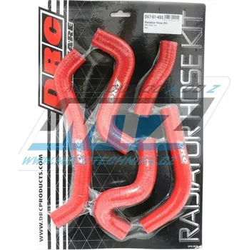 Auto-moto Hadice chladiče DRC RADIATOR HOSE KIT - DRC D47-01-493 - Suzuki RMZ450 / 15-17 - červené (sada 5ks) SUZUKI RM-Z 450 2015-2017