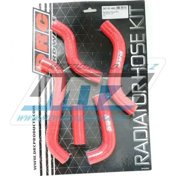 Auto-moto Hadice chladiče DRC RADIATOR HOSE KIT - DRC D47-01-443 - Suzuki RMZ250 / 07-09 - červené (sada 5ks) DF4701443